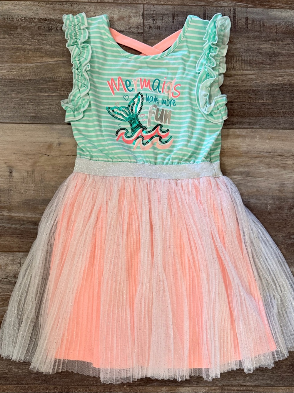 Beautiful girls Mermaid summer dress size 6X